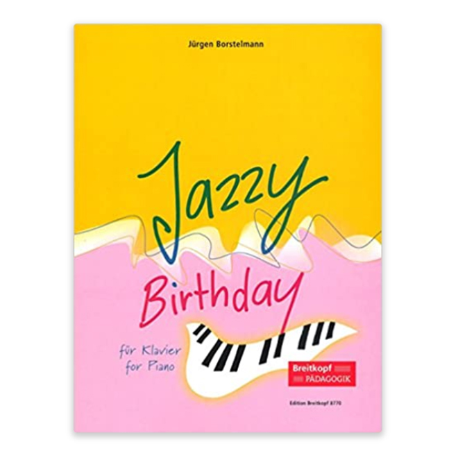 Jazzy Happy Birthday Book