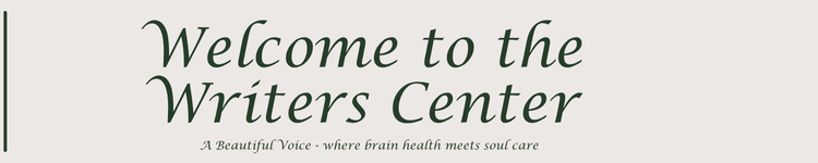 "Welcome to the Writers Center"