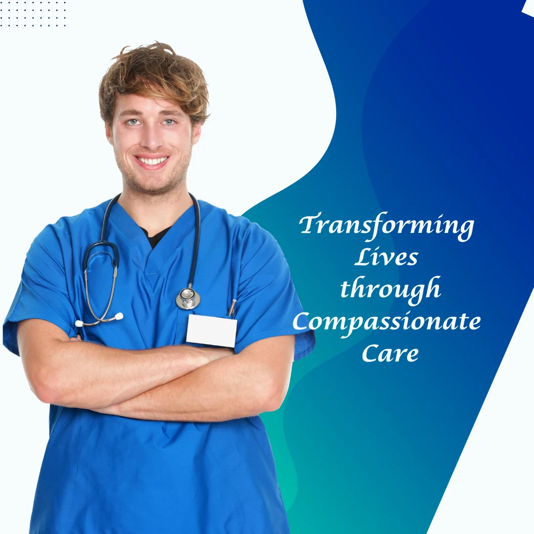 Smiling young physician transforming lives through compassionate care