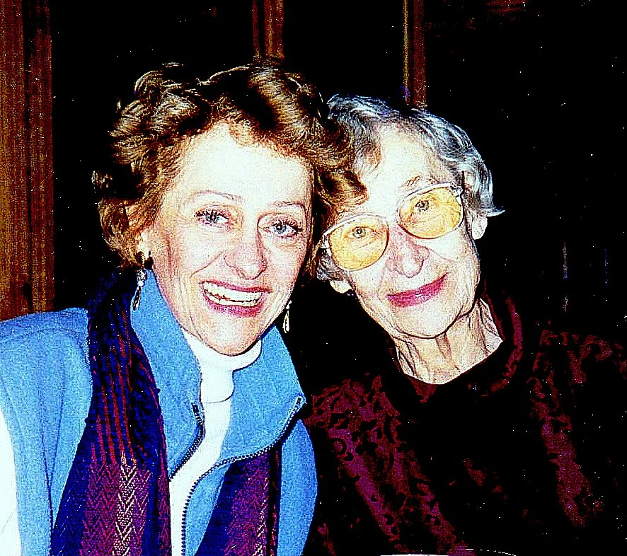 Mother and daughter on a family outing to a favorite restaurant in the week following cessation of Aricept. She had immediately reclaimed her appetite.
